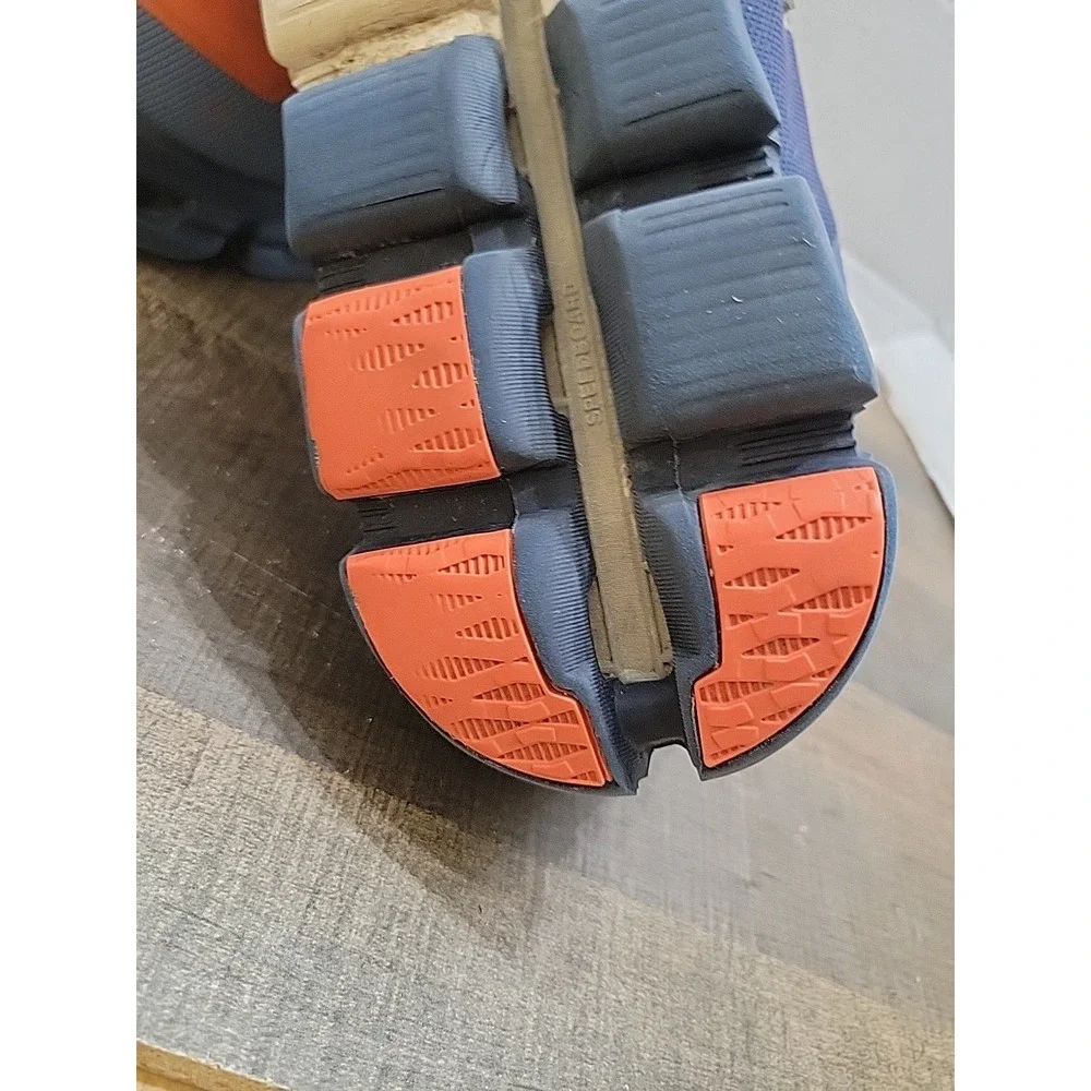 On Cloud Flow Shoes Mens 12 Blue Orange Running Gorpcore Sneaker 35.99237